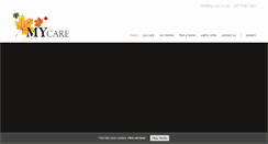Desktop Screenshot of my-care.co.uk